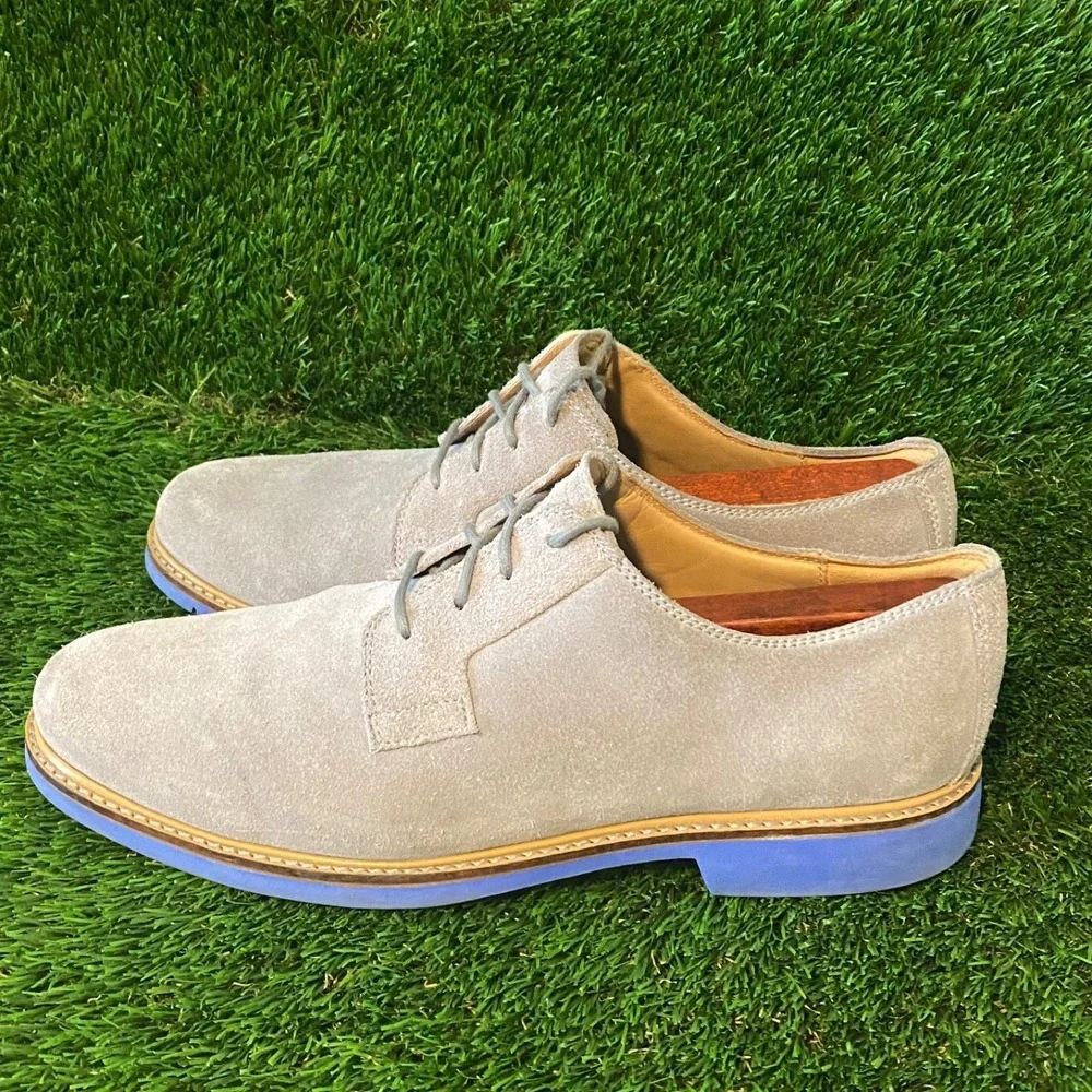 Cole Haan‎ Men 8.5 Great Jones Plain Toe Oxford Ironstone Gray Blue C12163